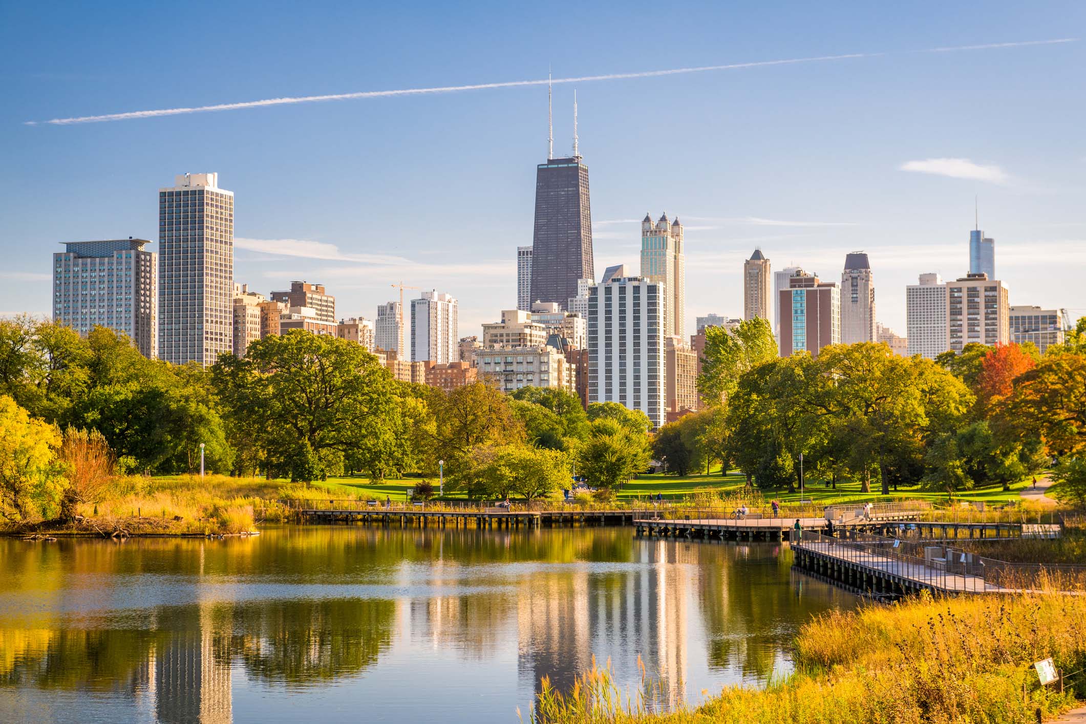 Chicago, Illinois City Skyline